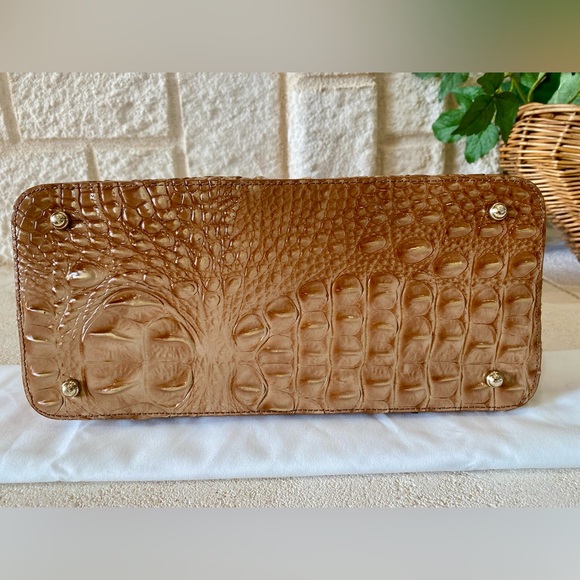 5⭐️SELLER!🌴🐳RARE “BIRD of PARADISE VITORIA” Melbourne BRAHMIN DUXBURY $335 MSRP - Picture 8 of 16